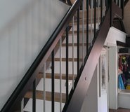 Treppe Buche gebeitzt